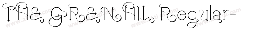THE GRENHIL Regular字体转换 THE GRENHIL Regular字体转换